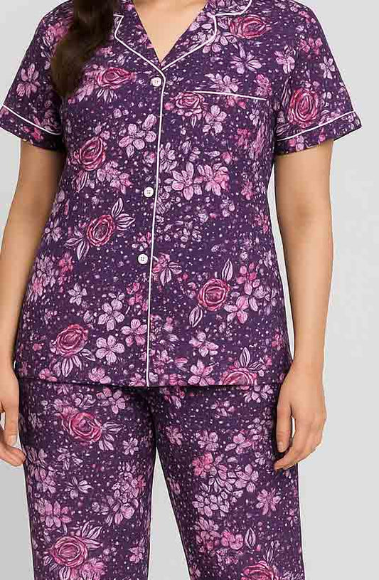 Women's printed shirt 👚and printed trouser same